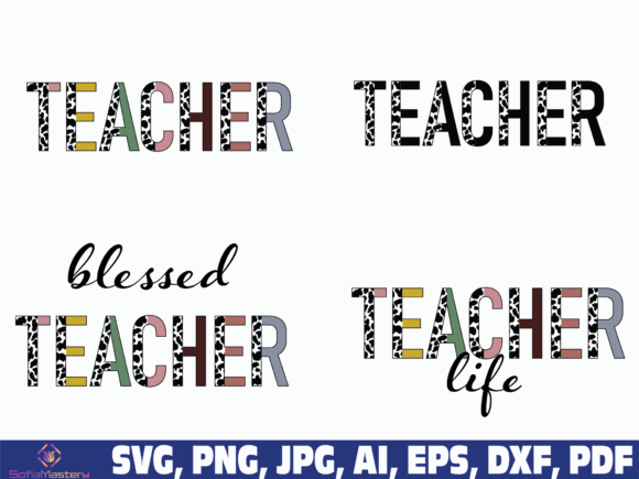 Cow Print Teacher: Graphics for Crafts & Sales