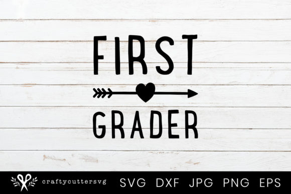 First Grader Arrow Heart: Graphics for Crafts