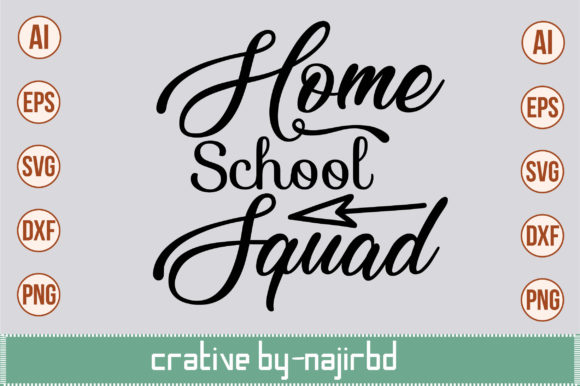 Home School Squad Graphics for Crafts