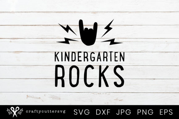 Kindergarten Rocks: Graphics for Crafts & Branding