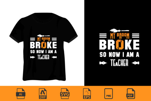My Broom Broke Teacher Graphics for Crafts