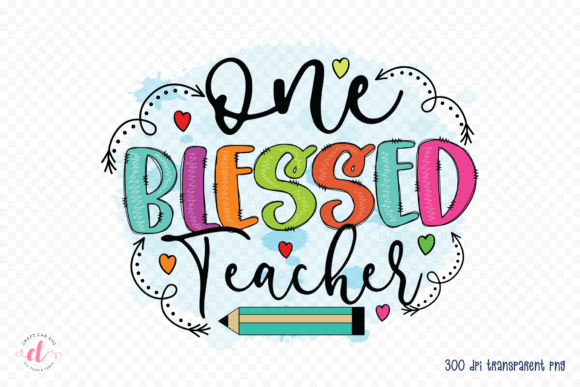 One Blessed Teacher Sublimation PNG: A Designer's Review