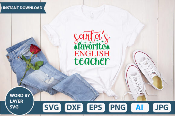 Santa's Favorite English Teacher: Graphics for Crafts