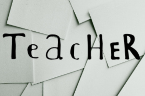 Teacher Hand Written Lettering: Graphics for Crafts