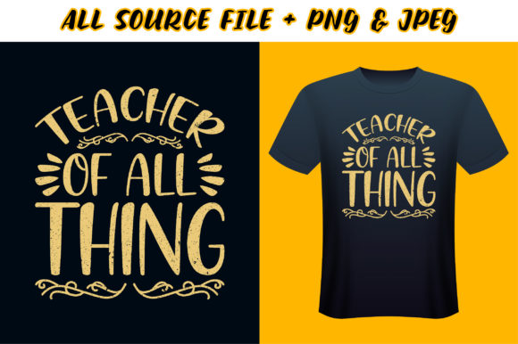 Teacher T-Shirt Graphics for Crafts Projects