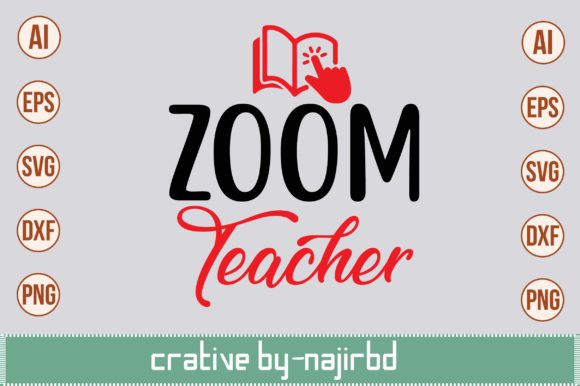Zoom Teacher: Fresh Graphics for Crafts & Marketing